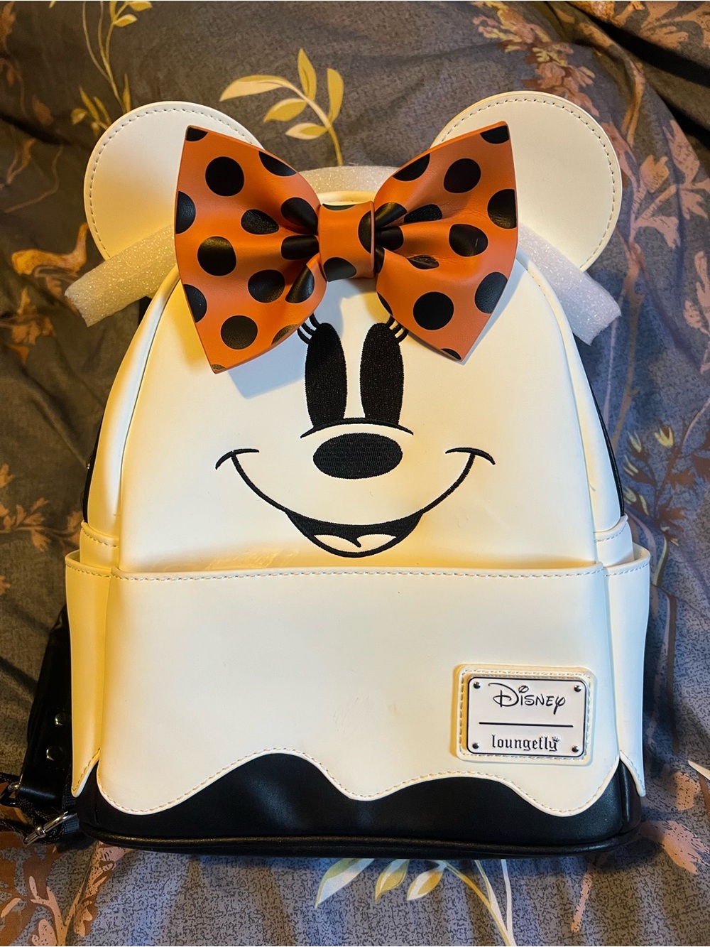 Loungefly Ghost Minnie Mouse Glow in the Dark Backpack